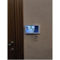 Монтаж видеодомофона на коттедж г.Томск