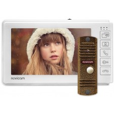 Комплект видеодомофона 7'' SMILE 7 HD KIT (ver.4807) NOVIcam c вызывной панелью